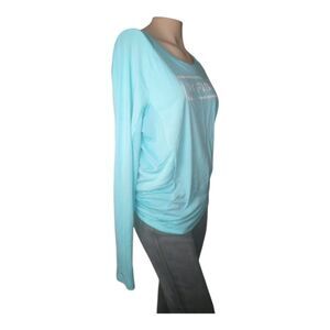 Under Armour FISH Long Sleeve Shirt – Aqua Blue, Size XL